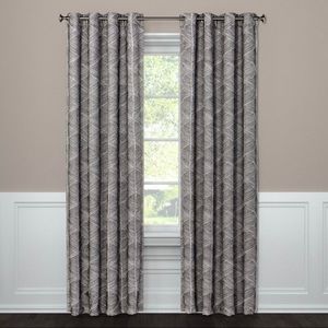 95"x50" Blackout Curtain Panel Modern Stroke
Gray - Project 62™